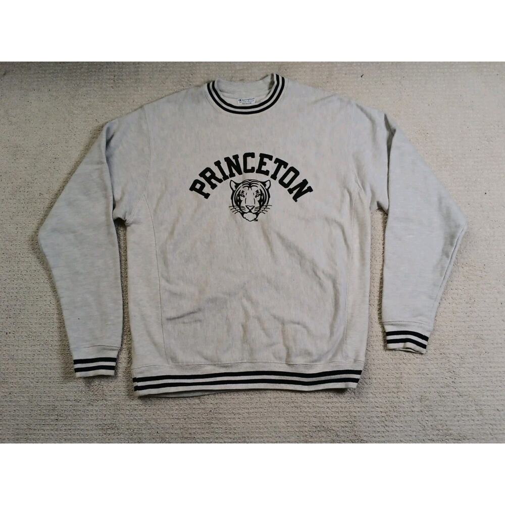 Princeton Tigers Champion Reverse Weave Ringer Sweatshirt Mens Medium